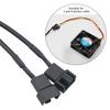 2PCS USB to 4Pin Switch Cable USB Cable 5V 1 in 2 Fan Adapter Cable Power Adapter Cable with Switch Cable Length 40cm/15.7 inch Fan Connector