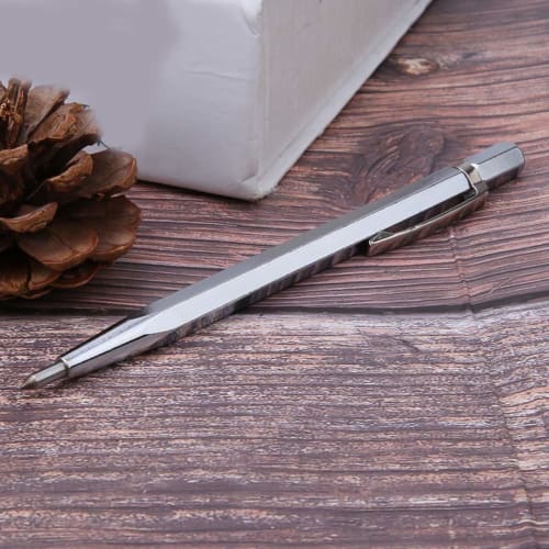 Caiqinlen Scriber, 5-Piece Ceramic Engraver, Center Punch Diamond Marking Pen, Diamond Engraving Pen, Carbide Tip Scriber for Ceramic and Glass