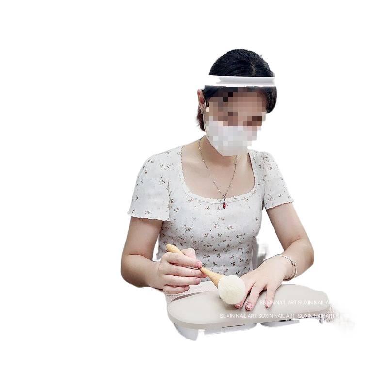 Adjustable Salon Desk Lamp for Nail Art, Microblading, & Eyelash Extensions - Long Arm, Eye Protection Clip Light