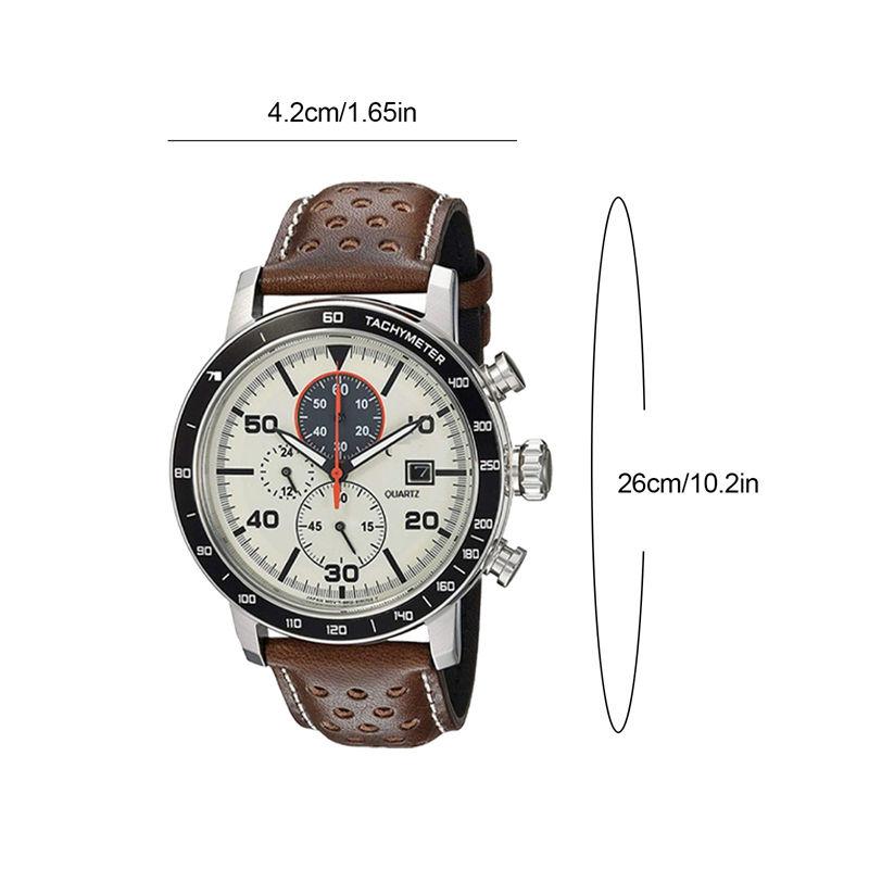 Men Fashion Luxury Watch Men's World Chronograph Business Quartz Wristwatch GZW