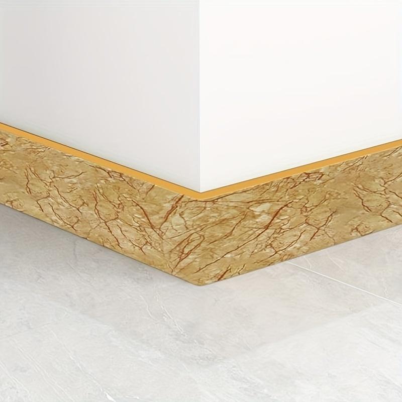 2M Waterproof Enclosure Self Adhesive Skirting Line 3D Wall Sticker Thickened Anti-collision Decoration Kid's Corner Line