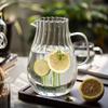 Ice Ribbed Household Cold Water Living Room Large Pot Amber Transparent High Temperature Resistant High Borosilicate Glass Cup Cold Water Kettle