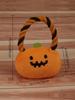 Hundleksaker för Små Medelstora Raser Halloween Pumpa & Fladdermus Rep Tuggleksak Hållbara Tuffa Pipande Valpleksaker för Husdjursgåvor Mjuk Plus
