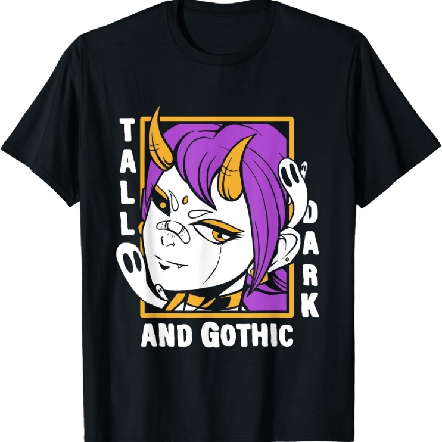 

Аниме Готическая Девушка Призрак Темное Пламя Жуткий Дьявол Эмо Ну Готика Футболка XXXXXL чёрный