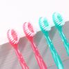 12Pcs/Set Mini Toothbrush Burst Bead Toothbrush Free Floss Portable Oral Care Tool Free Floss Disposable Soft Hair Toothbrushes