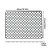 Food Safe Mat 42*31cm Sink Protector Grid Dishwasher Safe Easy To Clean Effective Drainage Flexible Design Non-Slip