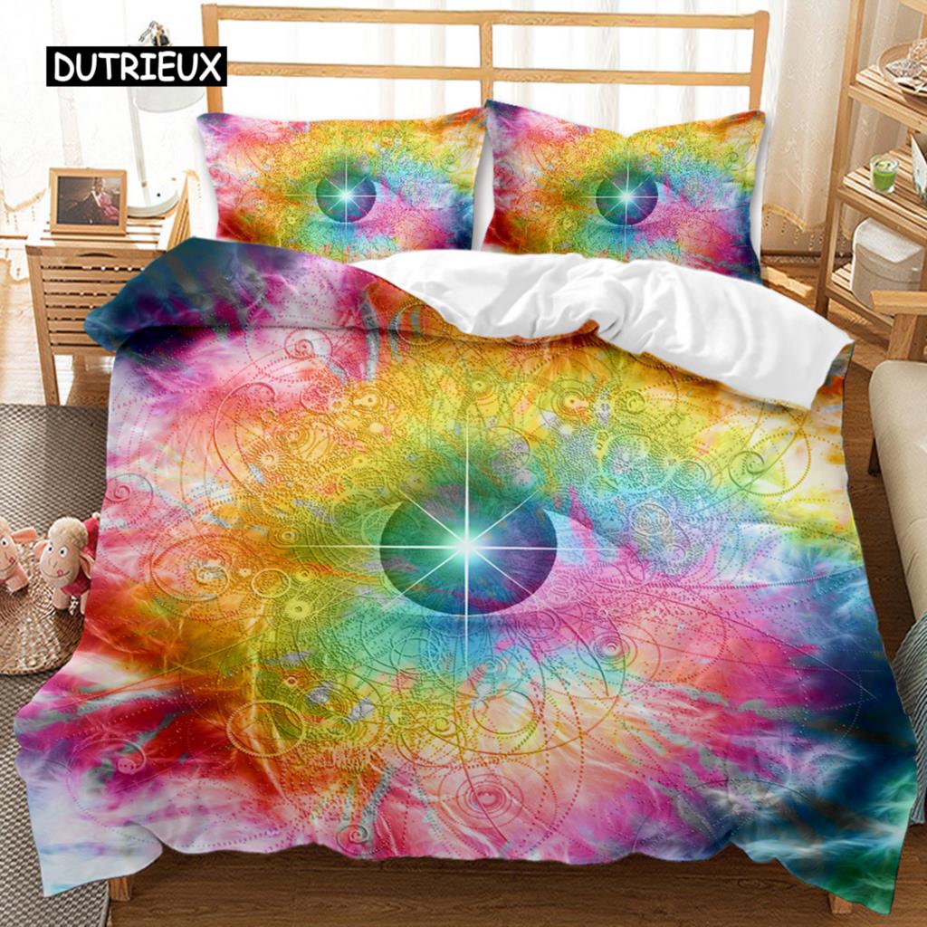 Polyester Comfortable Stylish Pattern Duvet Cover Set With Duvet Cover And Pillowcases King Queen Twin Sizes For All Ages