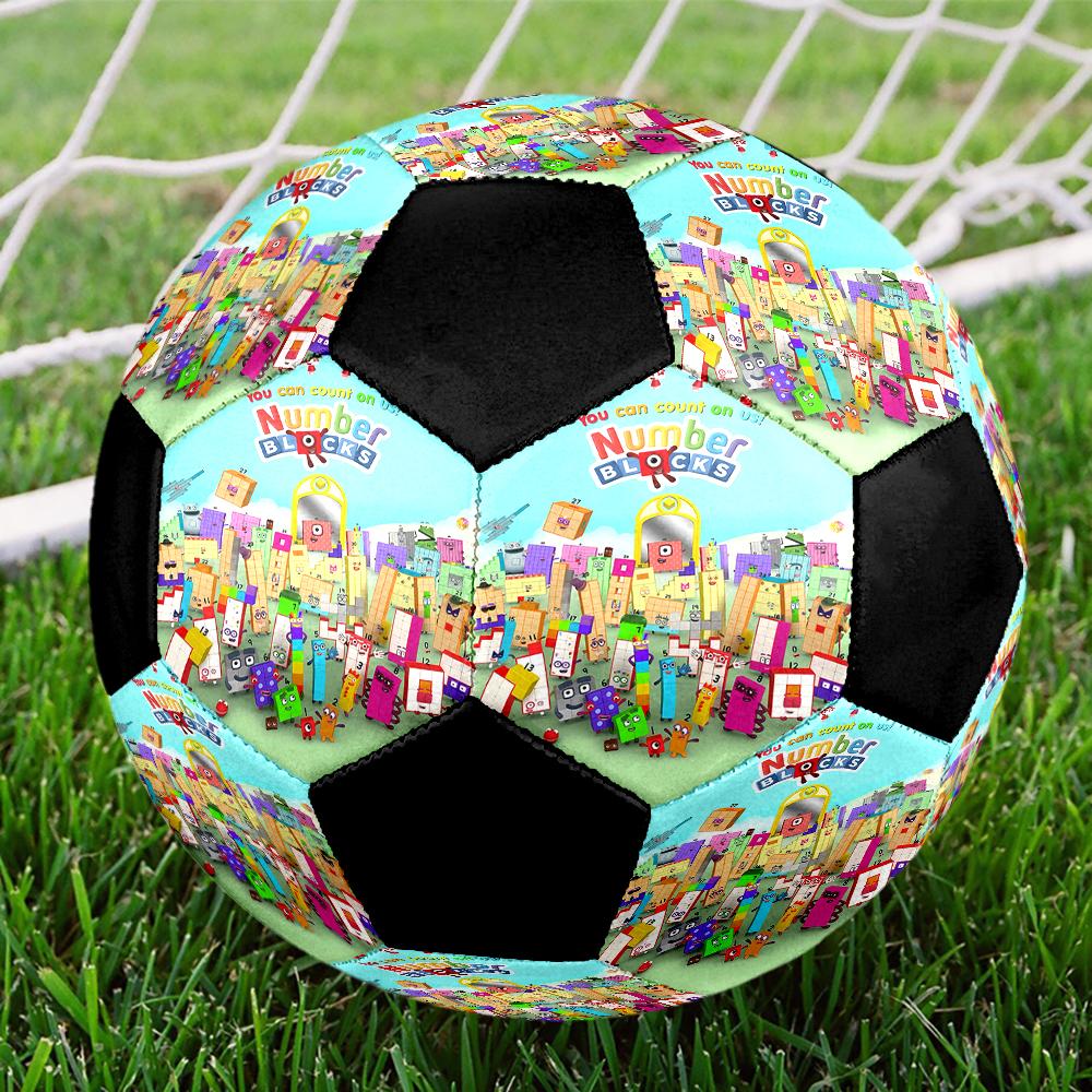 Numberblocks Theme Size 5 Soccer Ball, Suitable for Both Indoor and Outdoor Matches, a Gift Suitable for Everyone.