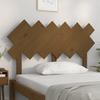 Bed Headboard Honey Brown 122.5 X 3 X 80.5 Cm Solid Pine Wood