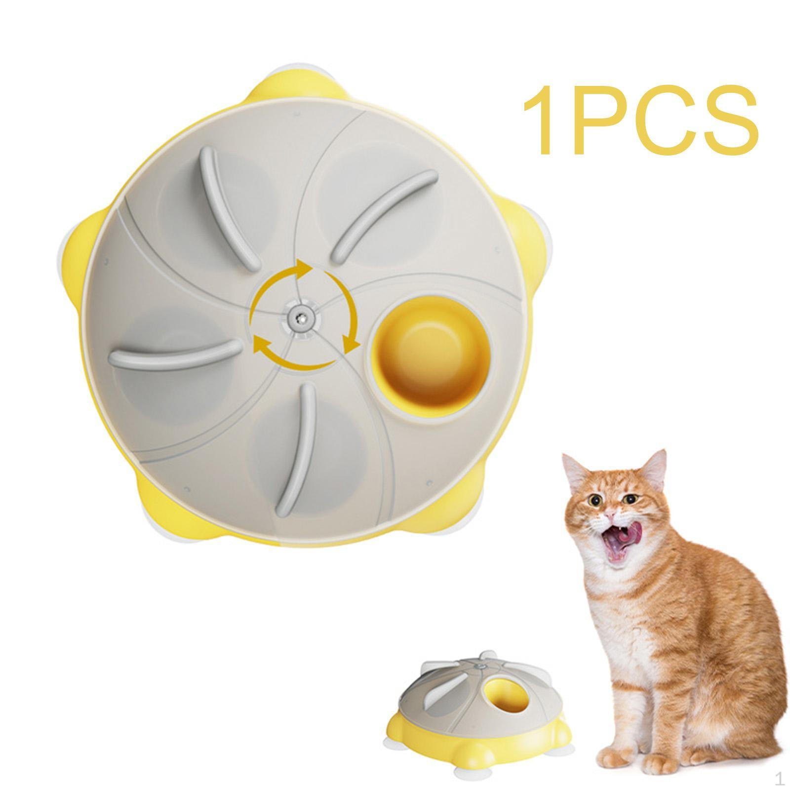 

Interactive Cat Toys Treat Puzzle Toy Enrichment Funny Anti Overeating Food Dispenser