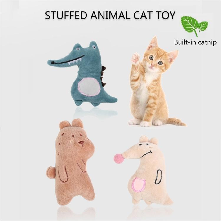 Cats Plush Toy Interactive Filled Chew Toy for Cats Kitten Cute Chew Toy