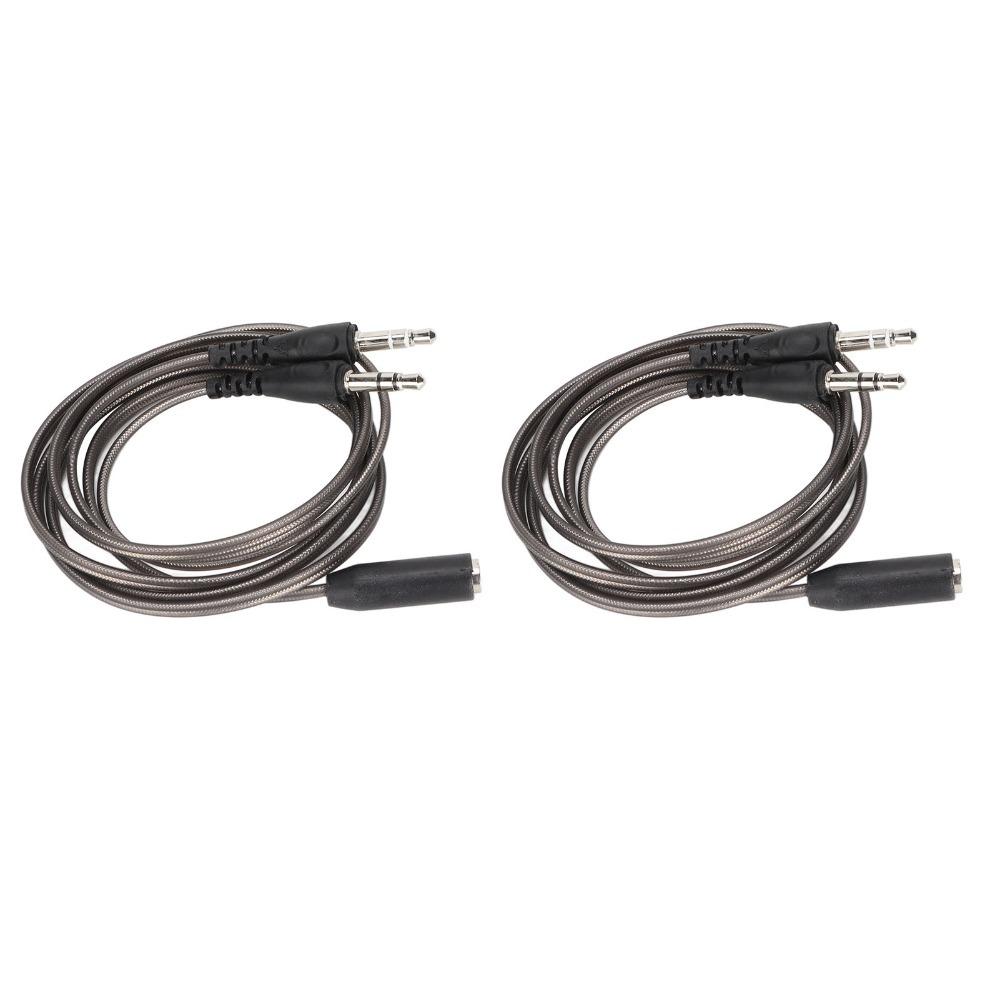 2PCS HiFi Stereo Headphone Splitter Noise Reduction Mic Earphone Splitter  for PC