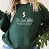TV-program Vampire Diaries Sweatshirt Salvatore Internatskole hettegenser Damon Stefan Salvatore Mystic Falls Crewneck Sweatshirts