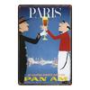 Metal Tin Morlant Reims Champagne Vintage French Posters Tin Sign Poster Wall Art Plaque Sign for Bar Coffee Office Wall Decor