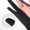 Konstnärshandskar Handflatsavvisande Tvåfingershandskar för Ritpenna Skärm Papper Konst Målning Skissering IPad Grafisk Surfplatta
