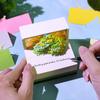 Christmas Gift Decorations Calendar 2026 Novelty Gifts 3D Memo Pad Block Note Paper Cube Laser Cut Paper Craft Art for Gift
