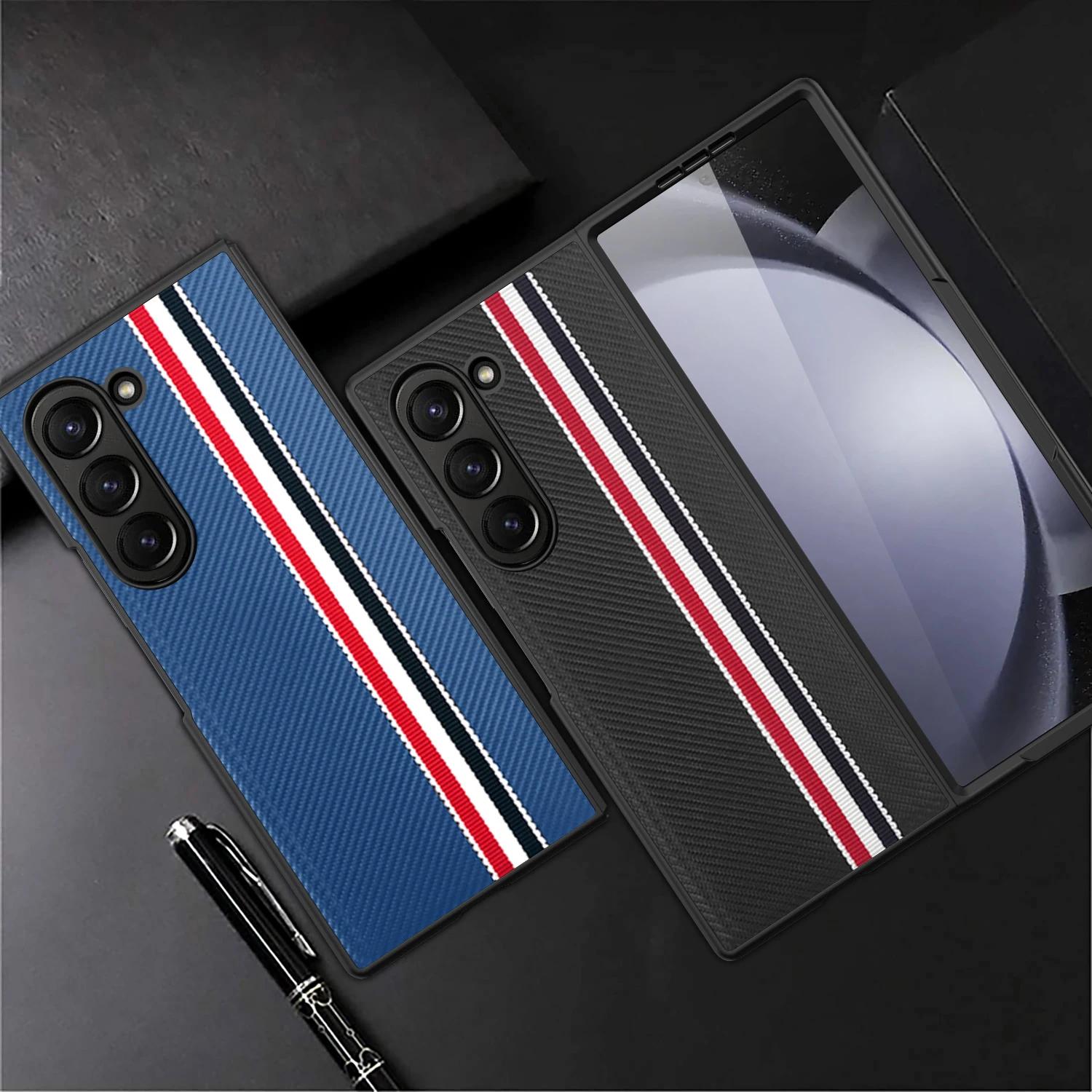 

Luxury Business Folding Phone Cover Case for Samsung Galaxy Z Fold7 5G Fold6 Fold 7 6 5 Fold5 Fold3 Fold4 Fold 4 3 Galaxy Z Fold6 чорний
