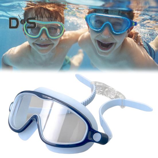 Okulary do pływania dla dzieci, okulary przeciwmgielne, z ochroną UV, szczelne, z klipsem na nos, zatyczki do uszu dla chłopców, dziewcząt, dzieci i maluchów w wieku 3-15 lat