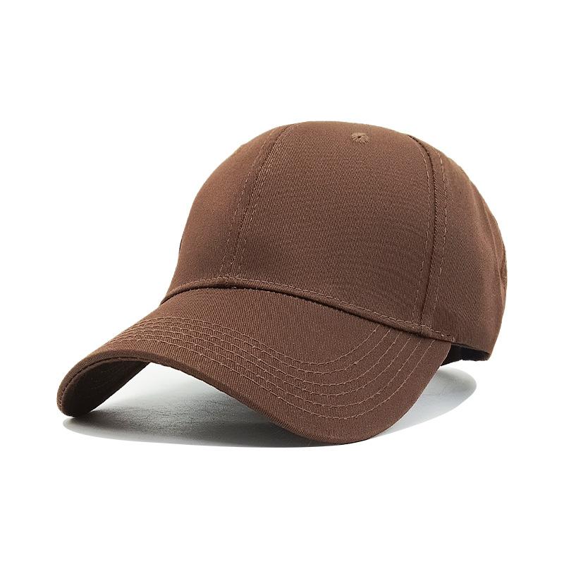 

Бейсболка с большой головой, уличная, подчеркивающая лицо, маленькая шляпа от солнца, однотонная бейсболка с легким козырьком (60~ 62CM)