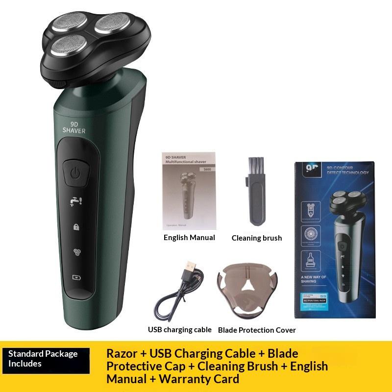 Waterproof Electric Shaver Wet Dry Shaving Usb Charging Portable For Travel Business Trip Daily Home Use