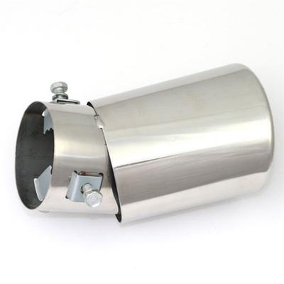 Auto Universal Round Bend Edelstahl Chrom Auspuff Endschalldämpfer Spitzenrohr