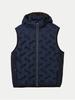 Winter Jacket Tom Tailor Hybrid Vest with Hood (1041313) Sky Captain Blue