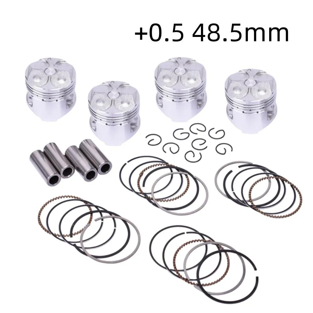 48mm Pin 14mm STD 250CC Motorcycle Engine Parts Piston Rings Kit for Yamaha 3LN FZR 250RR FZR250RR EXUP FZR250 Fazer