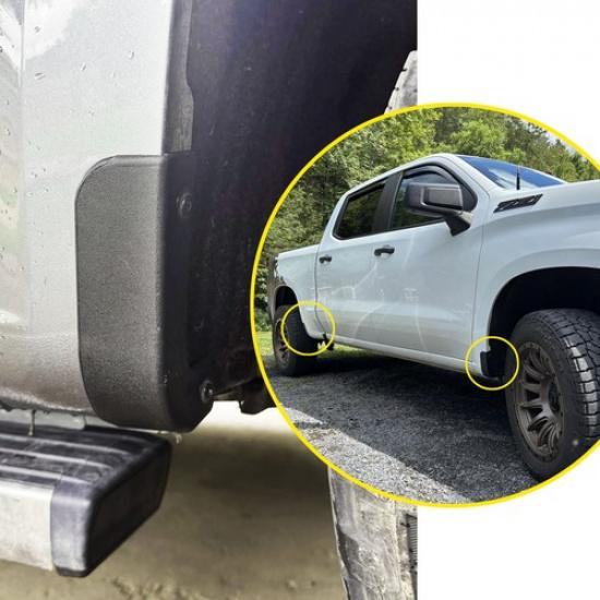 4 Stück Für Chevrolet Silverado 1500 19-25 Schmutzfänger-Entfernung Spritzschutz Vorne Hinten
