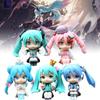 5pcs Miku Hatsune Q Version Model Toy Cartoon Children Cake Decoration Baking