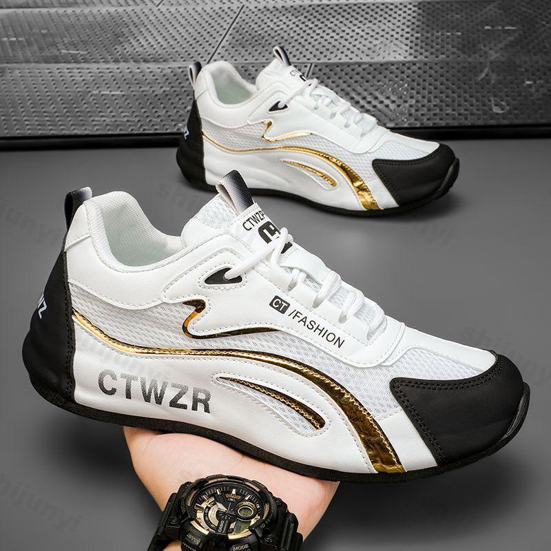 Men's Casual Sports Shoes Sneakers 2025 New Summer Non-slip Mesh Breathable Outdoor Sports Shoes Student Tennis Running Shoes