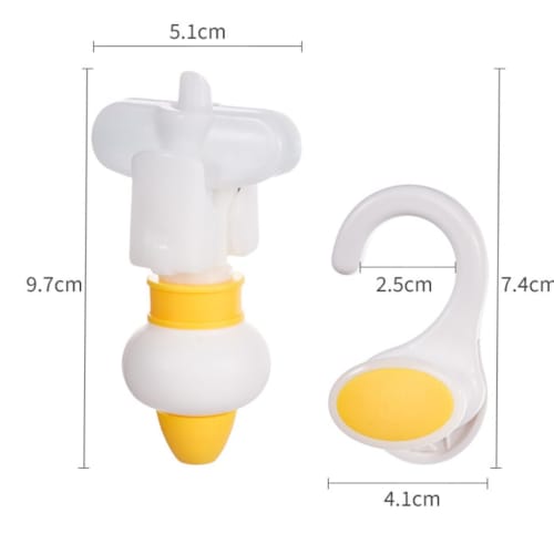 [M&L] Hanging Reverse Pump Refillable Shampoo Bottle Dispenser - No Refills Required, Hanging Shampoo Bottle Dispenser (3, White)