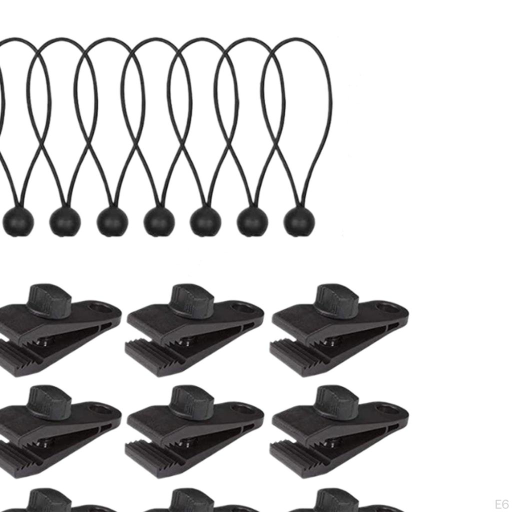 Awning Tarp Clips Buckle Carabiner Heavy Duty Camping Tent Clamps for Tarpaulin