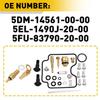 For 1999-2009 Yamaha V-Star 1100 XVS1100 Carburetor Rebuild Kit Oring Heater New