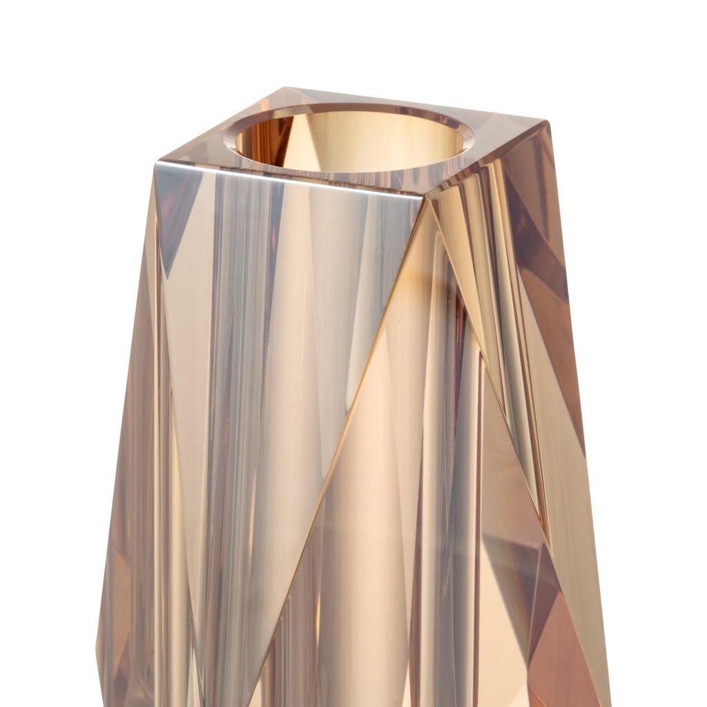 Francfranc Rua Flower Vase, Small, Brown, Glass, Interior Decor