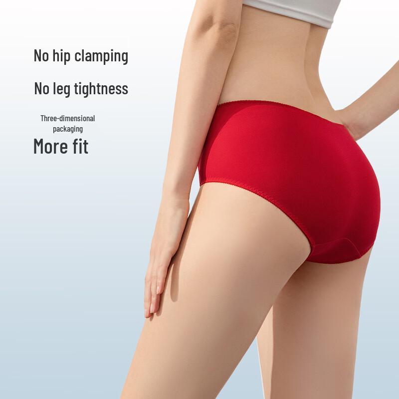 Oudifen Women's Seamless Cotton Briefs