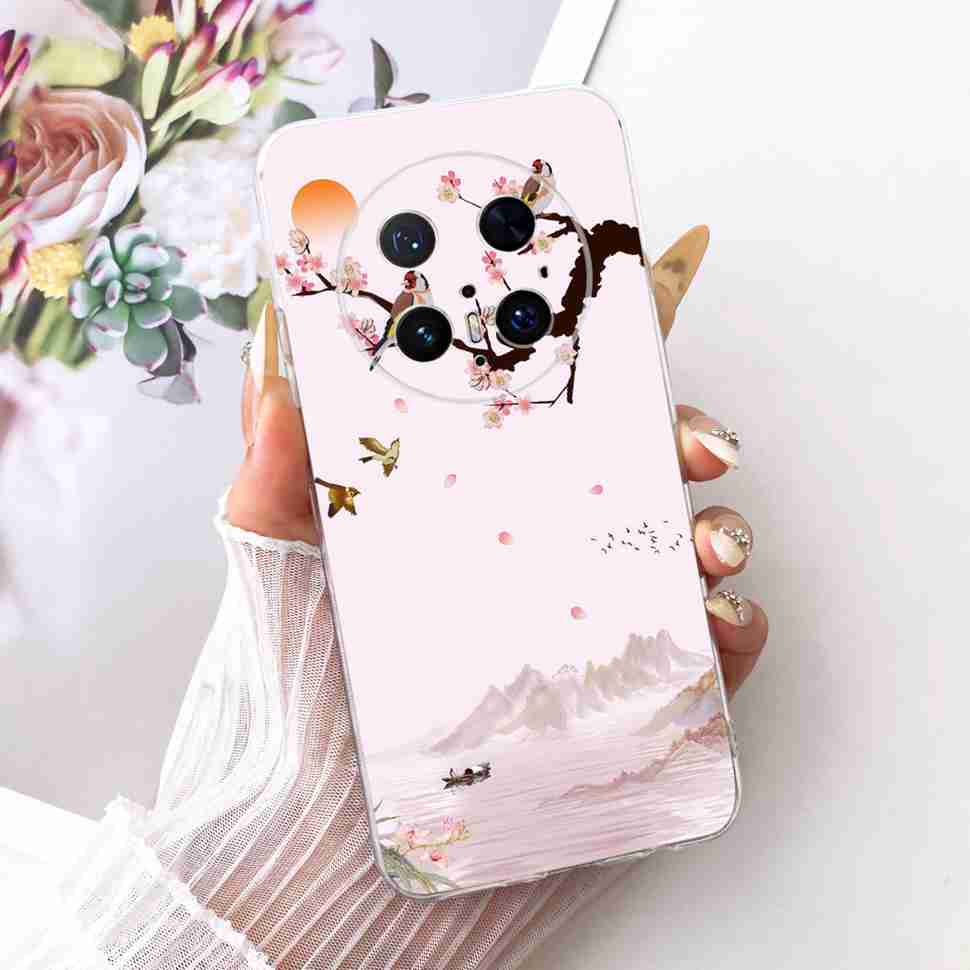 For Huawei Mate 70 Pro 5G Case PLR-AL00 PLR-AL50 Silicone TPU Cover For Mate 70Pro+ 70 Pro Plus 5G Cartoon Lion Butterfly Bumper
