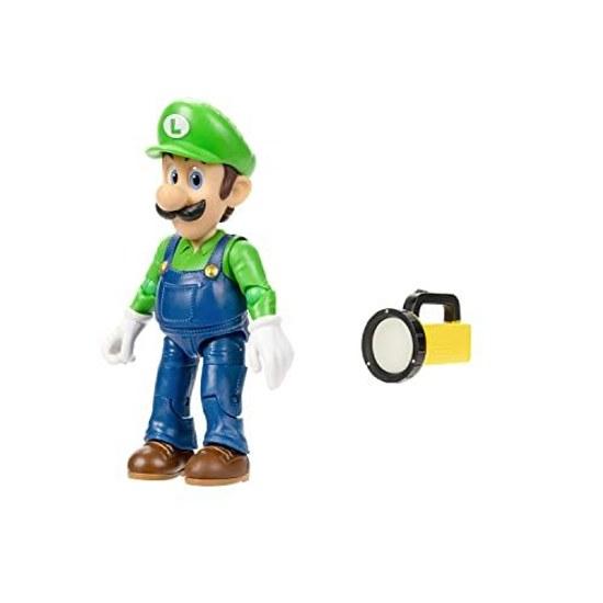 Three Trading Super Mario Brothers Movie Action Figure Luigi W6.5D5H13.5cm Miscellaneous TSM-02