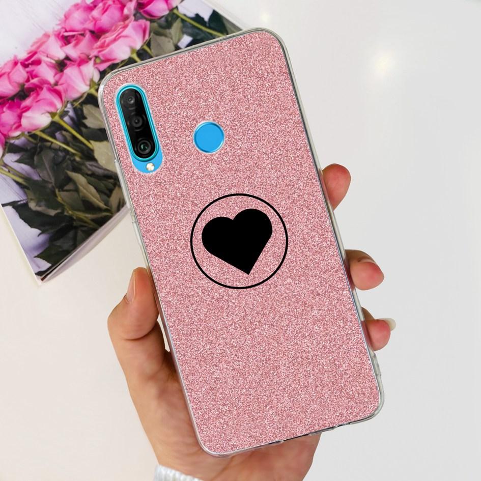 For Huawei P30 Lite Case MAR-LX1M MAR-L21A MAR-LX1A Cute Astronaut Cover Clear Silicone Bumper For Huawei P30 Pro Lite P 30 Capa