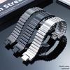 For Casio G-SHOCK Series Black Warrior GST-B400 Modified Steel Strap Stainless Steel Watch Strap Men's Trendy Accessories