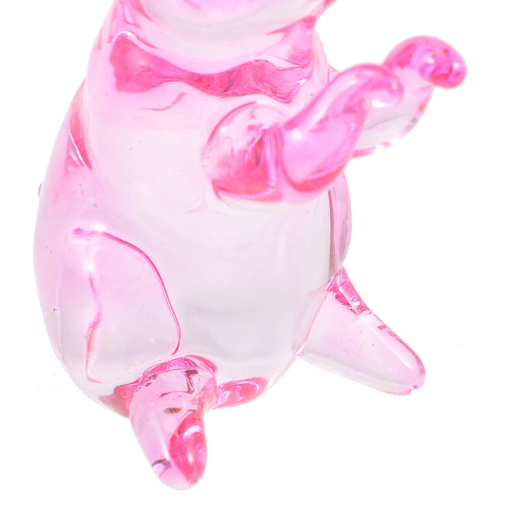 Crystal Standing Rabbit Statue Premium Durability Desktop Ornament Adorable Bunny Decor for Living Room Home Decoration