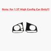 For Honda Civic 10th 2016 2017 2018 Carbon Fiber Type Steering Wheel Cover Trim