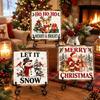 Snowman Christmas Wooden Decorations Home Decor Christmas Decorative Board Sign Gift
