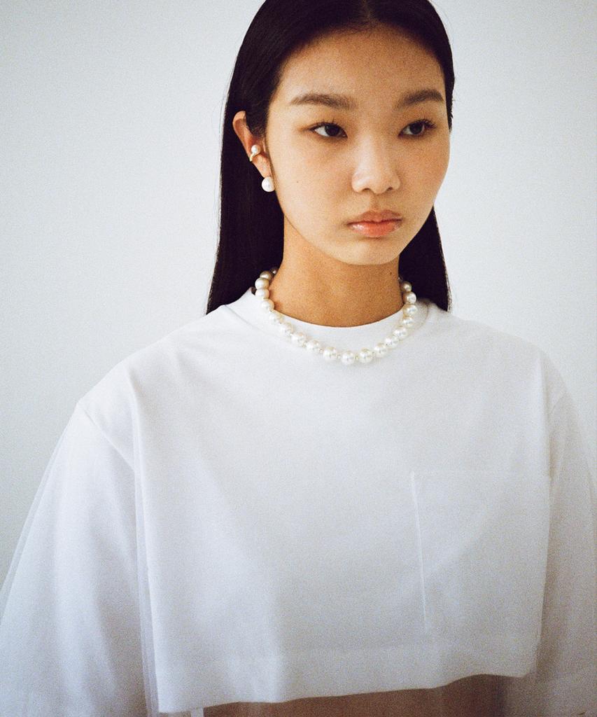 Marta White Pearl Earcuff