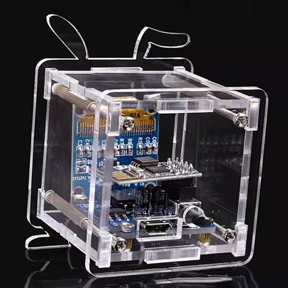ESP8266 Mini Electronic Clock DIY Kit 0.96 Inch OLED Display Weather Forecast Clock Kit Support 2.4G WIFI Networking