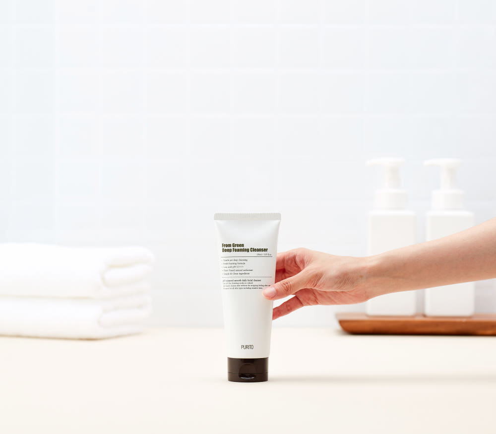 PURITO SEOUL From Green Deep Foaming Cleanser Gentle Hydrating Facial Cleanser 150ml