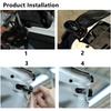 Hood Latches Anti-theft Lock Catch for Jeep Wrangler JL JLU 4XE Rubicon Sahara Sport Gladiator JT 2018-2025 Car Accessories
