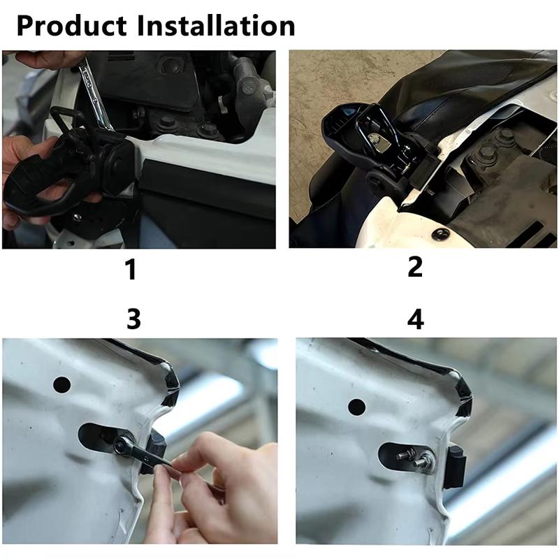 Hood Latches Anti-theft Lock Catch for Jeep Wrangler JL JLU 4XE Rubicon Sahara Sport Gladiator JT 2018-2025 Car Accessories