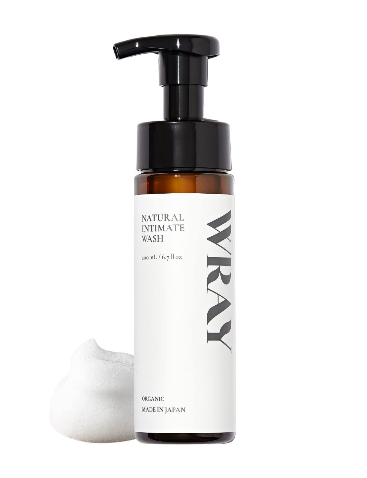 

WRAY Natural Intimate Delicate Zone Mildly Relieves Moisture and Suitable for 200ml Wash, Soap, Organic, Femcare, Moisturizing, Foaming,