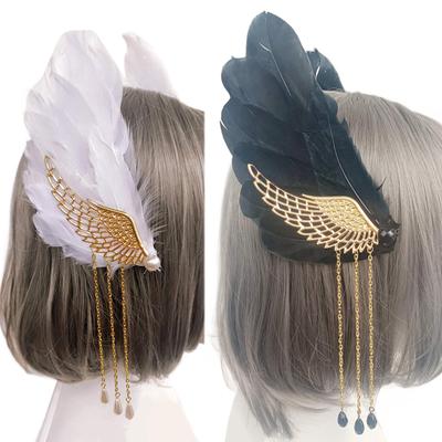 Engelsflügel Haarspange Anime Cosplay Seitenclip Party Kostüm Kopfschmuck Mädchen Halloween Party Kopfbedeckung Kopfschmuck