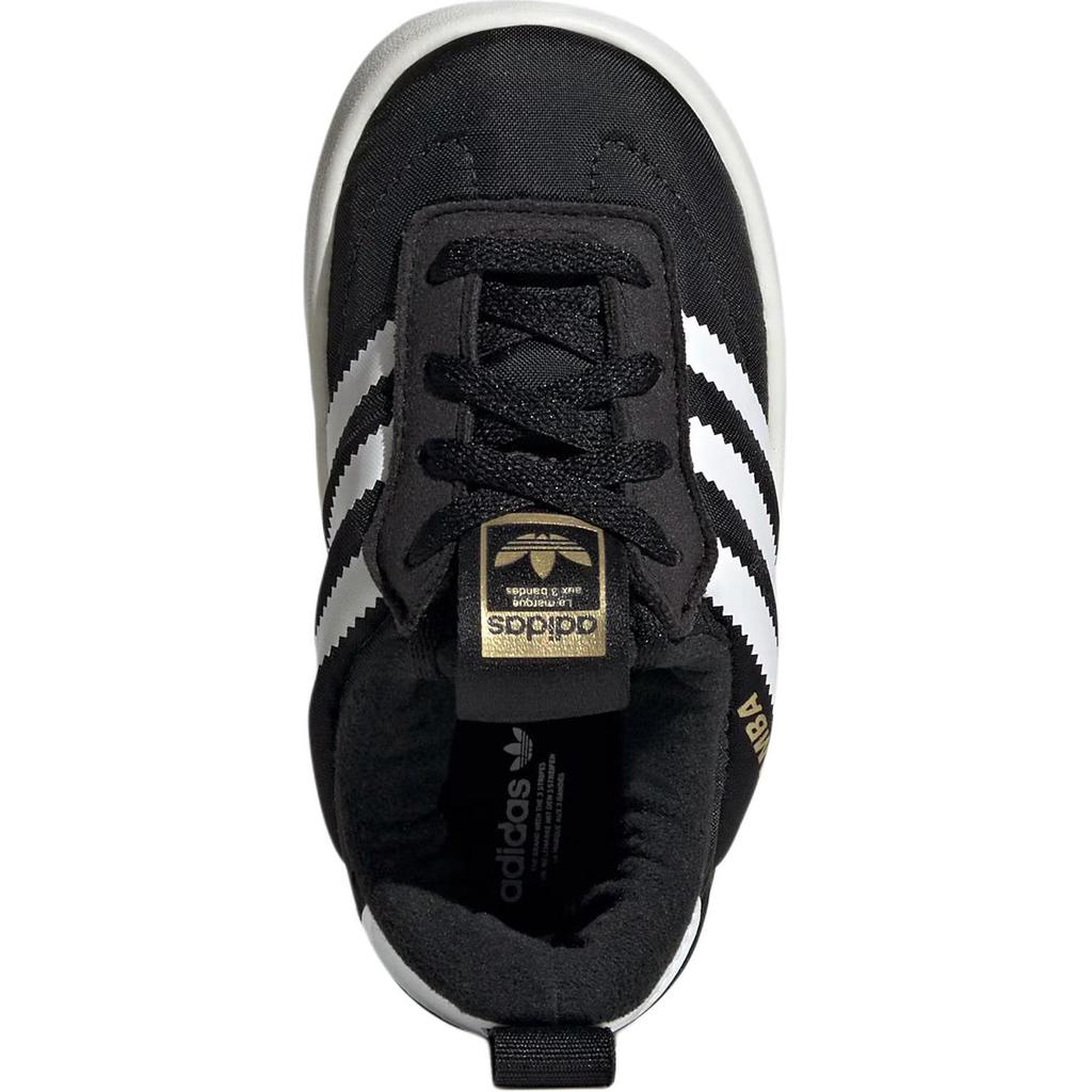 Adidas Originals Samba Home Shoes Casual Comfortable Non-Slip Durable Low-Top Walking Shoes Baby Shoes Black IE6537